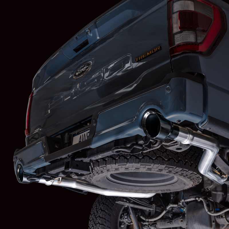 Ford F-150 Performance Exhaust - AWE Tuning - 0FG Resonated Cat-Back - Diamond Black - `21-`27